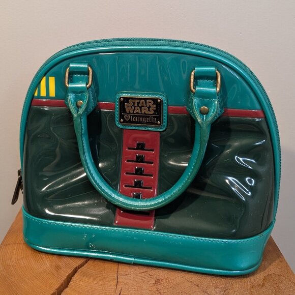 Loungefly Disney Star Wars Boba Fett Bag FanCon Comicon Vacation Cruise - Picture 1 of 10